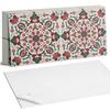 Kafelki Dekoracyjne Winylowe Samoprzylepne Z Nadrukiem Wzór Kwiatowy Z Symetrią 10X40X20 Cm