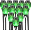 12LED Solar Street Torch - Outdoor Flame Light Simulation for Courtyard Decor