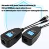 Highly Speed Coaxials to Twisted Pair Converters Supports AHDs CVIs TVIs CVBS Signals ABS Construction Easy Installation