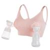 Hands-Free Bra Compatible Breast Pump With Adjustable Straps For Nursing Moms