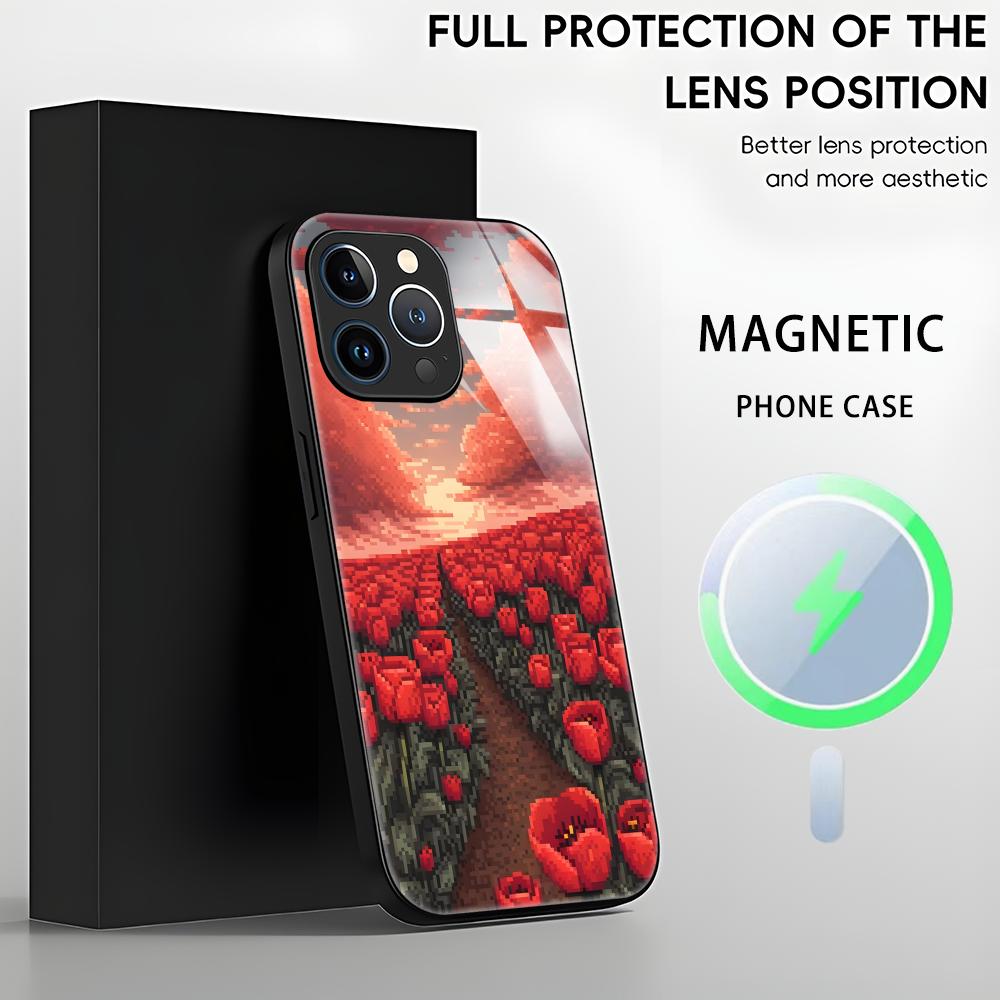 Classic game Stardew Valley Phone Case For iPhone17 16 15 14 13 12 11 X XR XS 8 Plus Mini Pro Max Glass Magnetic Case