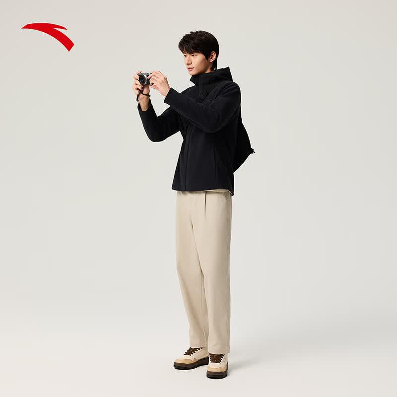 Anta Men's Fire Shell Outdoor Fleece Jacket