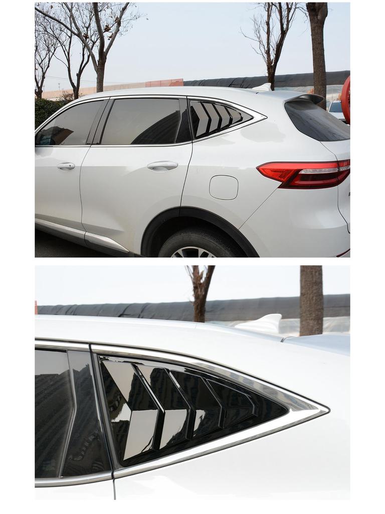 Haval F7 Rear Window Trim & Triangle Louver Decor