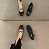Cross Strap Buckle High-heeled Mary Jane Shoes for Women, Summer French Style, Girlish Feel, Coarse Single Shoes