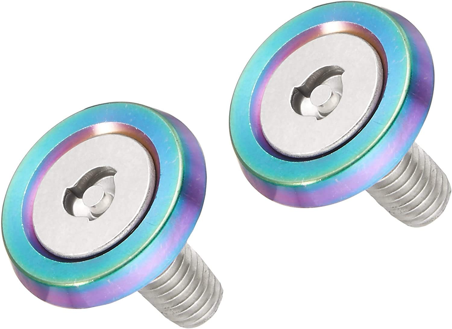 

Carmate License Plate Security Flat Neo LS423 Bolt, 2, Chrome,