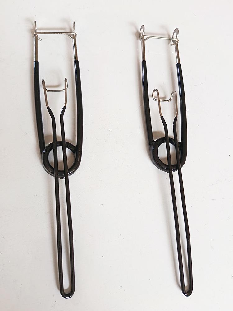 Stainless Steel Fish Hook Remover Tongs with Retractable Fish Mouth Opener