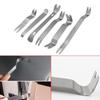 6Pcs Universal Car Inner Removal Tool Kit Car Radio Door Clip Panel Trim Dash Audio Removal Installer Pry Tool with Canvas Bag