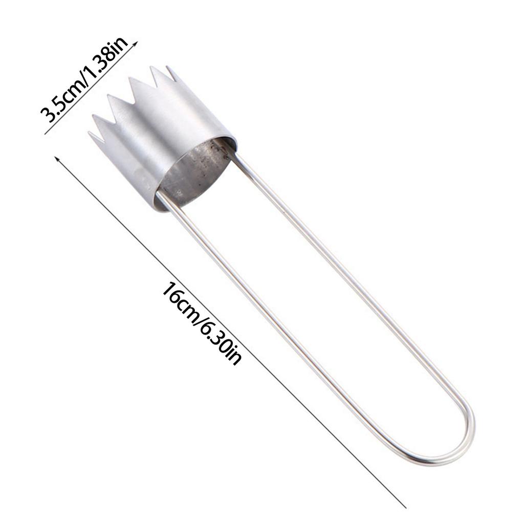 2Pcs Stainless Steels Fruit Corer Tool For Efficient Pitting Pear Cucumbers Bitter Gourds Cores Remover Ergonomic Grip