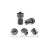 10PCS Hardened Steel Nozzle 0.2mm, Works with E3D V6 V5 Hotend Extruder Printer Ender3 Hot End Titan Extruder Prusa i3 for 3D Printer 1.75mm Filament