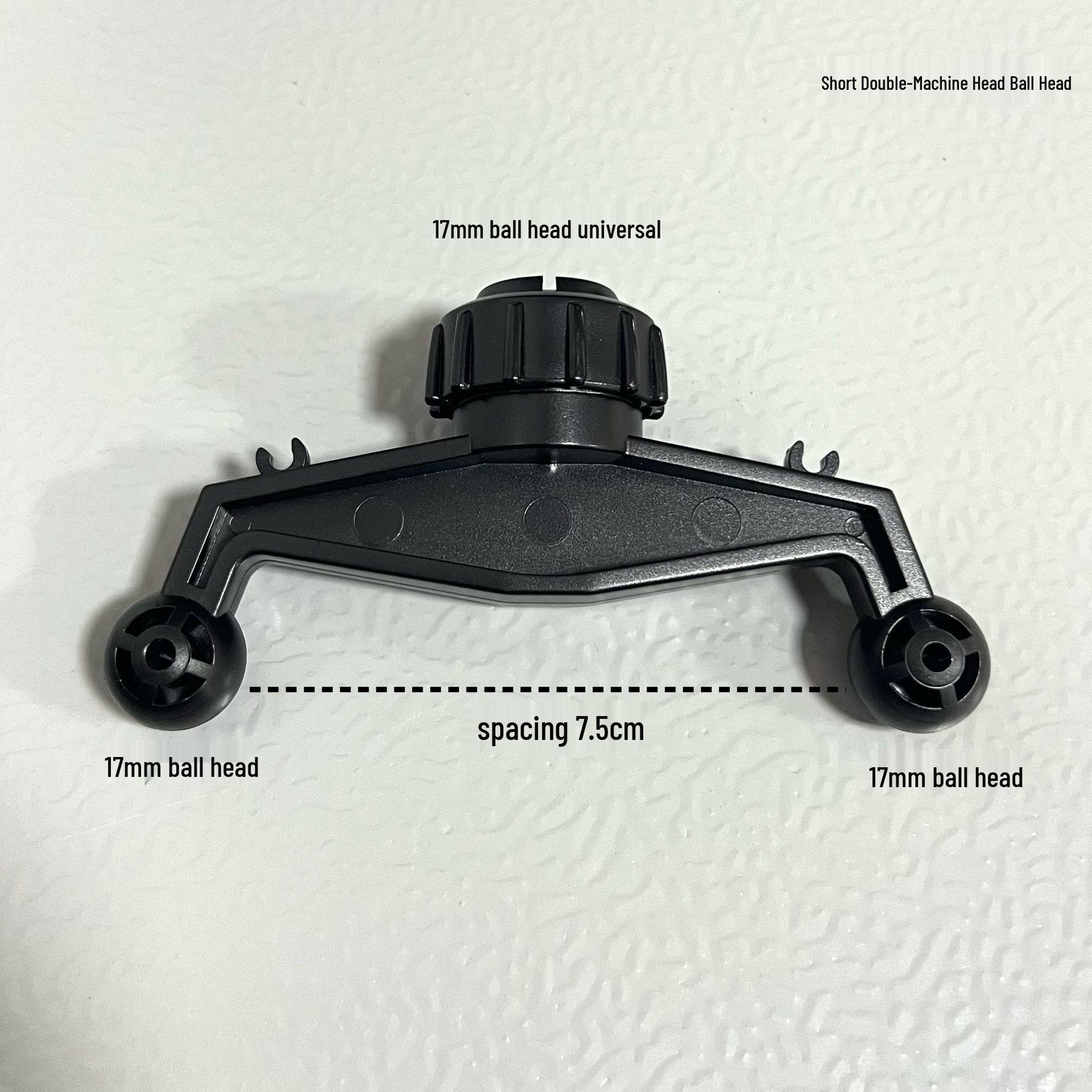 Dual-Position 360° Magnetic Car Phone Holder with 17mm Ball Head for Navigation and Live Streaming
