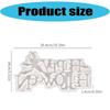 Happy Halloween Letter Silicone Moulds Easy Demolding Baking Mould for Epoxy Resin Making Candle Soap Holiday Decoration
