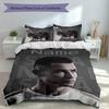 3pcs Custom Name Cristiano Ronaldo Set,Includes 1 Duvet Cover and 2 Pillowcases,All-season Bedroom Decor