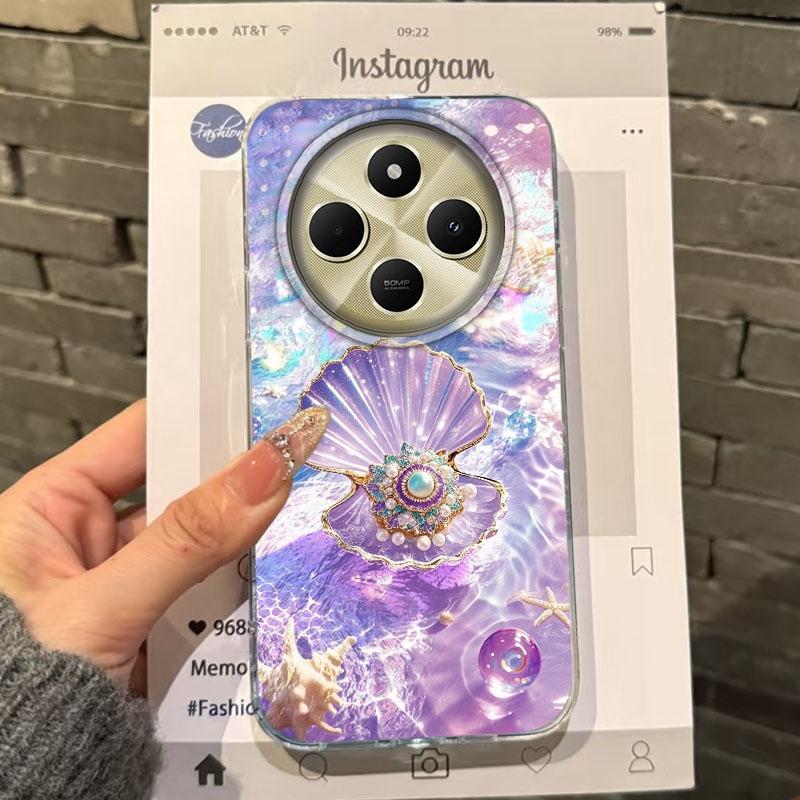 Summer Seashell Seaside Wave Beach Girls Women Case For Xiaomi Poco X3pro X5 M6 X6 X3 NFC M5s M6 X7 Pro C75 C61 Fundas Cover