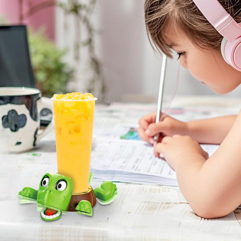 3D Quirky Turtle Coaster Panicked Turtle Insulated Coaster Ornament Stress Relieve Funny Cup Holder Bugsy Doll Mug Base Decor