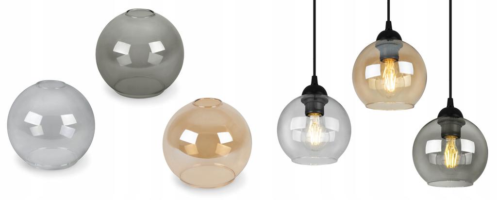 Elegante glazen lampenkap haga