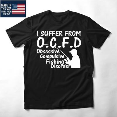 LUSTIGES FISCHER T-SHIRT ICH LEIDE UNTER OCFD Unisex T-Shirt