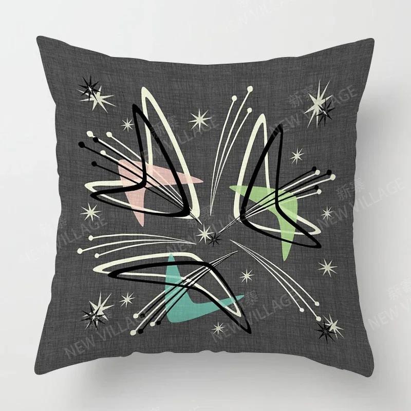 Nordic Fall Home Decor Autumn Throw Pillow Case Sofa Cushion Cover Modern 45x45cm 45*45 50x50 60x60cm 40*40 40x40 Geometry 60*60