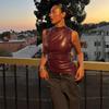 Sleeveless Asymmetrical Hem Leather Mock Neck Top – Women's European/American Style, 2026 Spring/Summer Collection