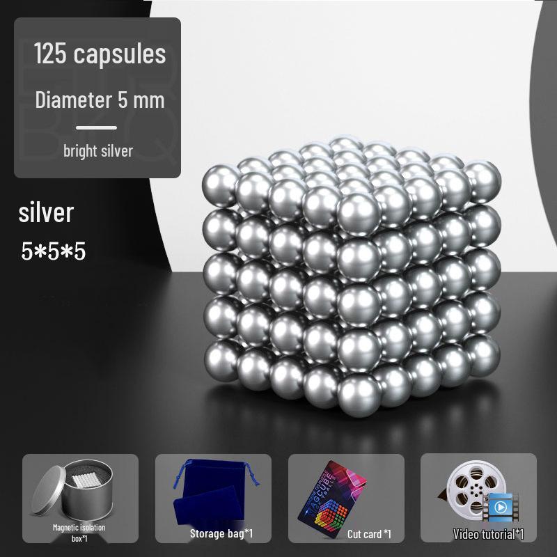 Buck Ball 1000: Magnetic Balls & Sticks Educational Set for Decompression & Creativity