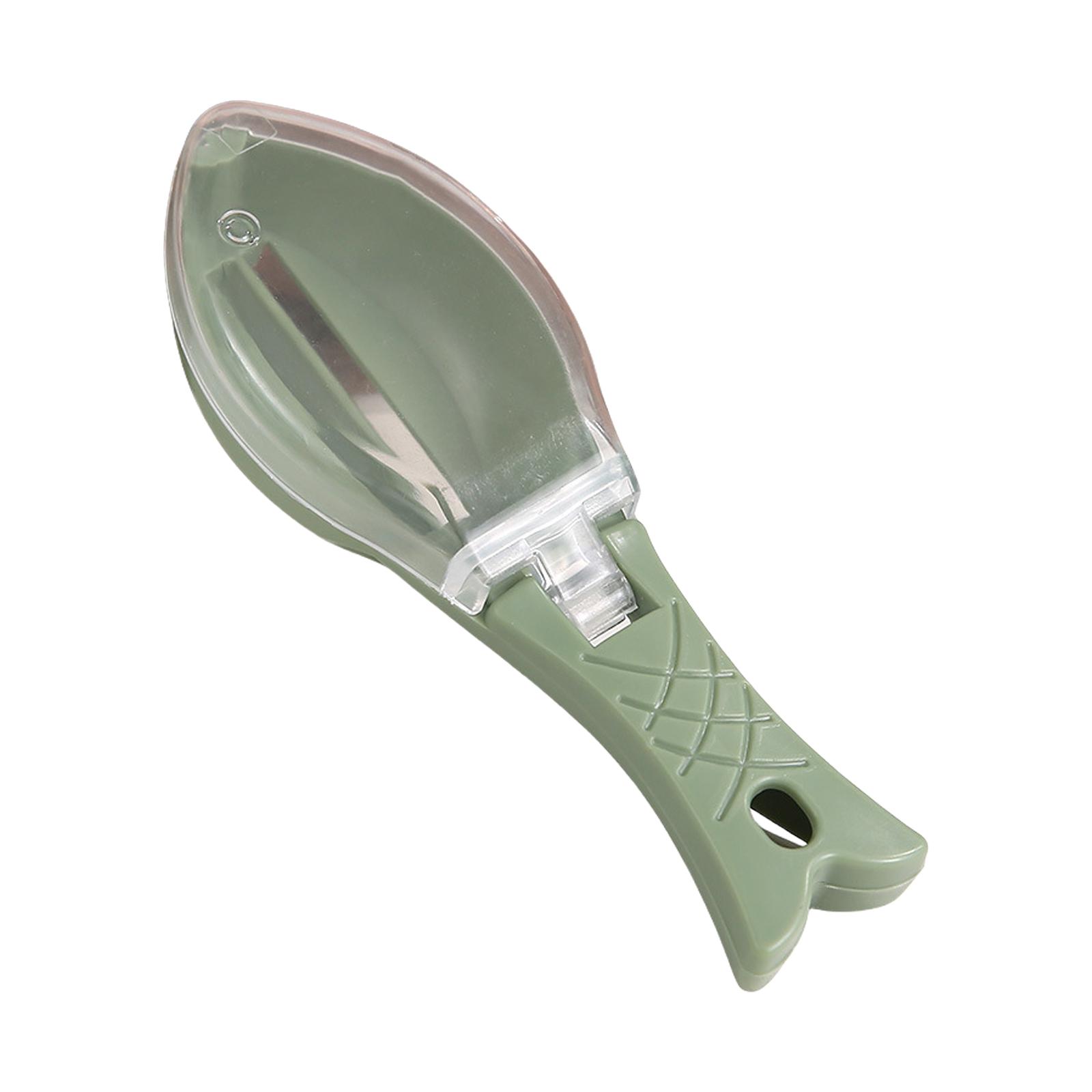 

Инструмент для чистки рыбы Легкий в использовании Удалитель рыбной чешуи Гаджет для чистки для домашних поваров и профессионалов Кухонный инструмент зелёный