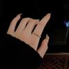 Elegant Adjustable Plain Band Ring for Women - Creative Luxury Design, Perfect for Index Finger and Versatile Style.