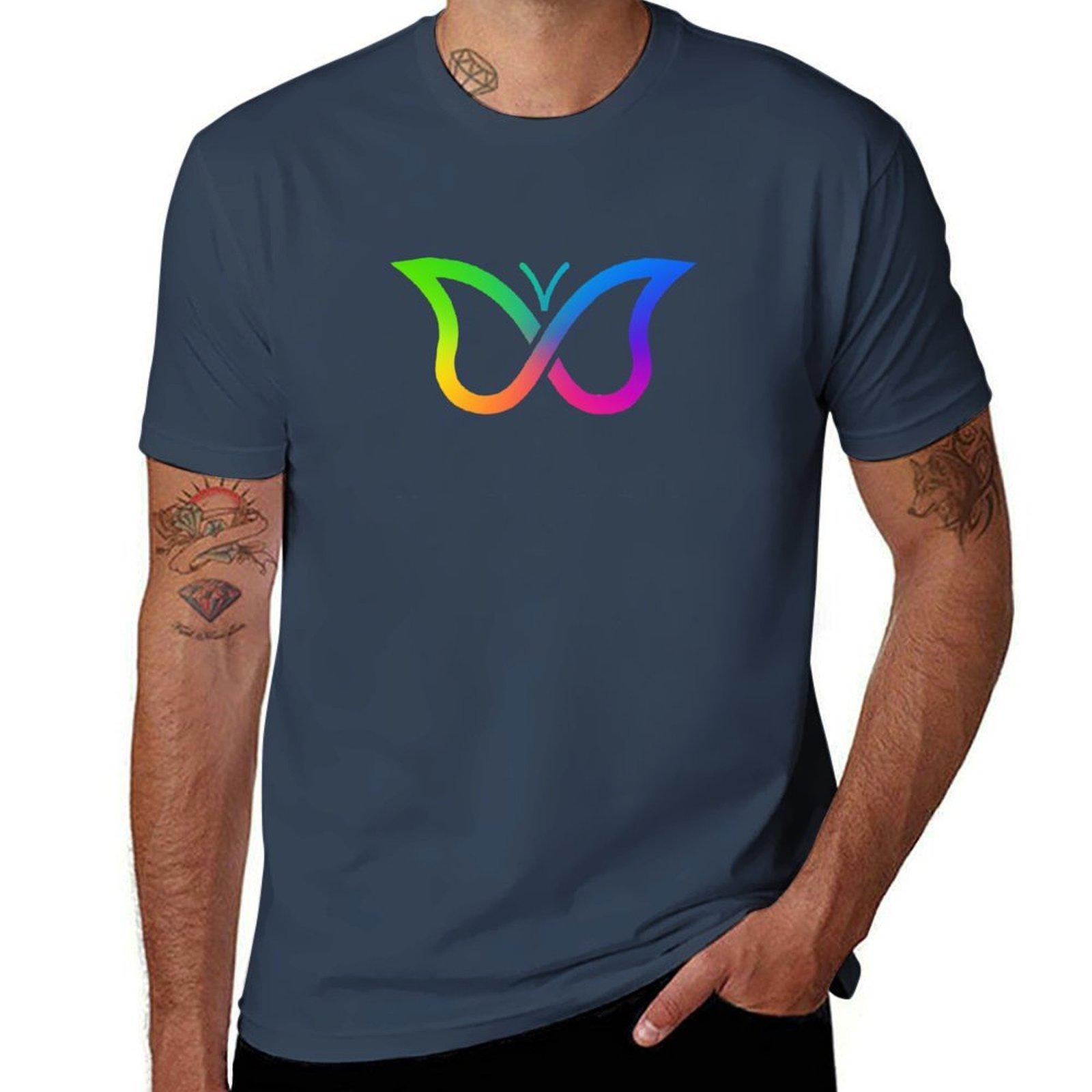 ADHD Butterfly Symbol TShirt Casual Graphic Print Tee S