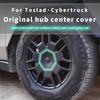 4PCS Wheel Hub Center Caps for Tesla Cybertruck Full Coverage Waterproof Anti-Rust ABS Center Wheel Covers Exterior Accessories