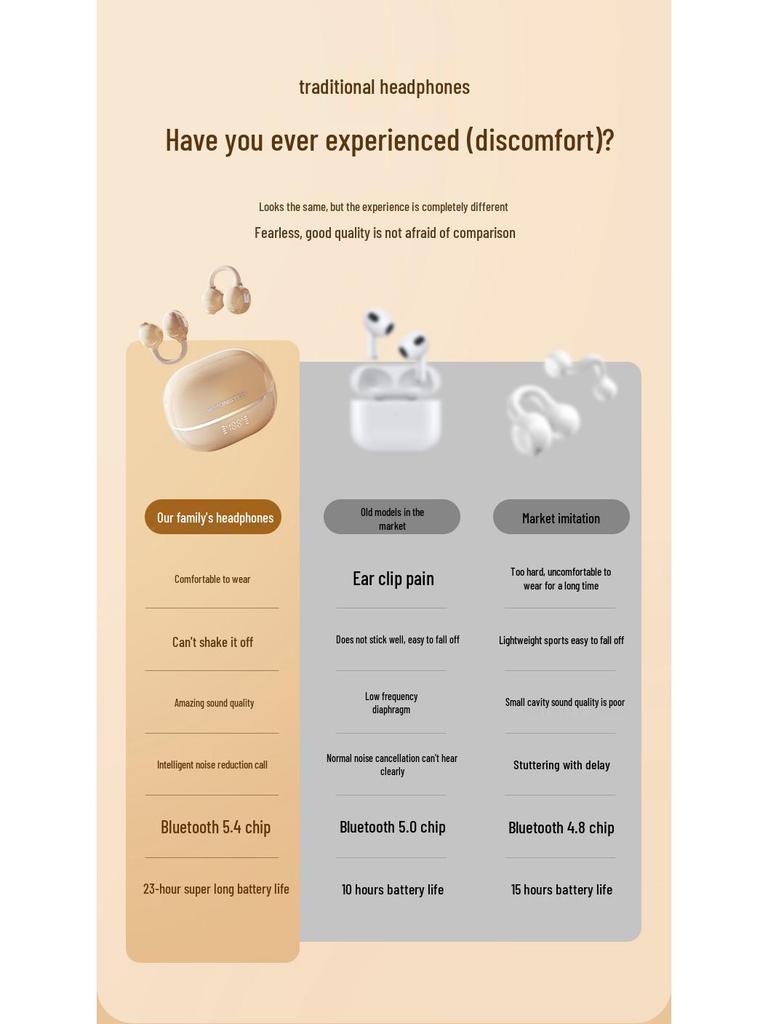 MONST M100 Kabellose TWS Bluetooth-Kopfhörer - Hochwertige Geräuschunterdrückende Sport-In-Ear-Kopfhörer