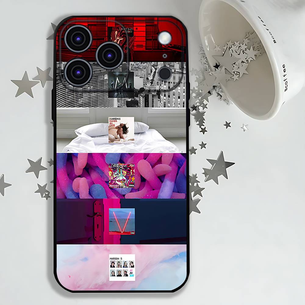 Band Maroon 5 Payphone Black Soft Case For iPhone 17 13 14 15 11 16 12 Pro Max Pro Max Plus E Air Mini Phone Cover Shell