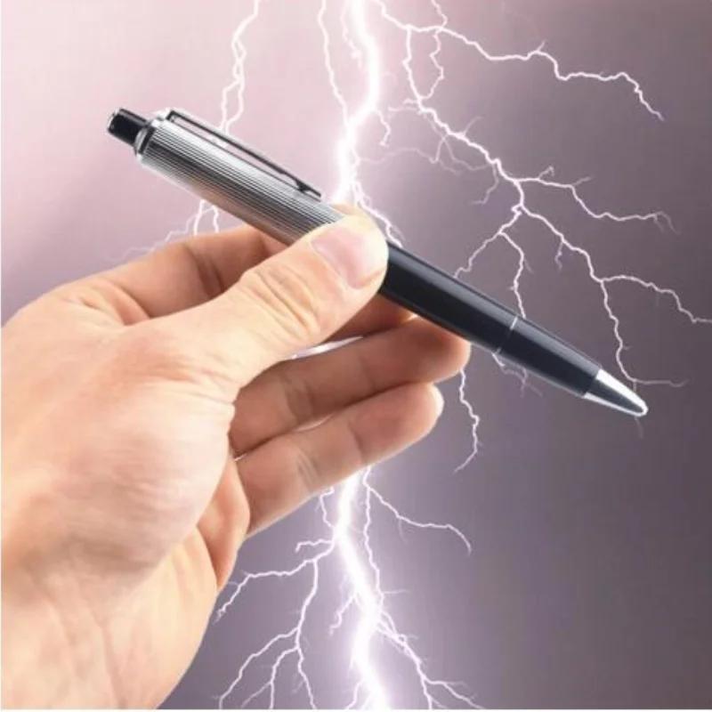 1ks Kreativní pero s elektrickým šokem Hračka Elektrická osoba Píšící pera Praktický gadget Vtipný žert Prank Trick Novinka Nejlepší dárek pro přítele