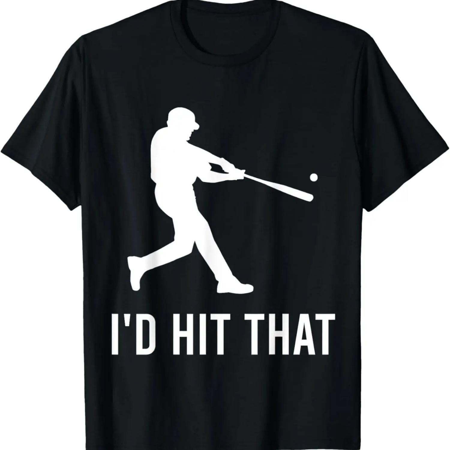 Я бы надел эту смешную футболку с подарком по бейсболу S