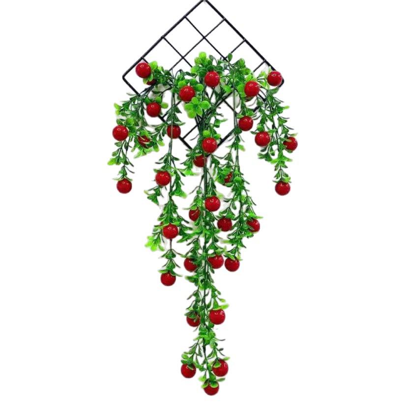 Luxury Floral Wall Decor: New Year Fortune Vine with Greenery and Artificial Flowers