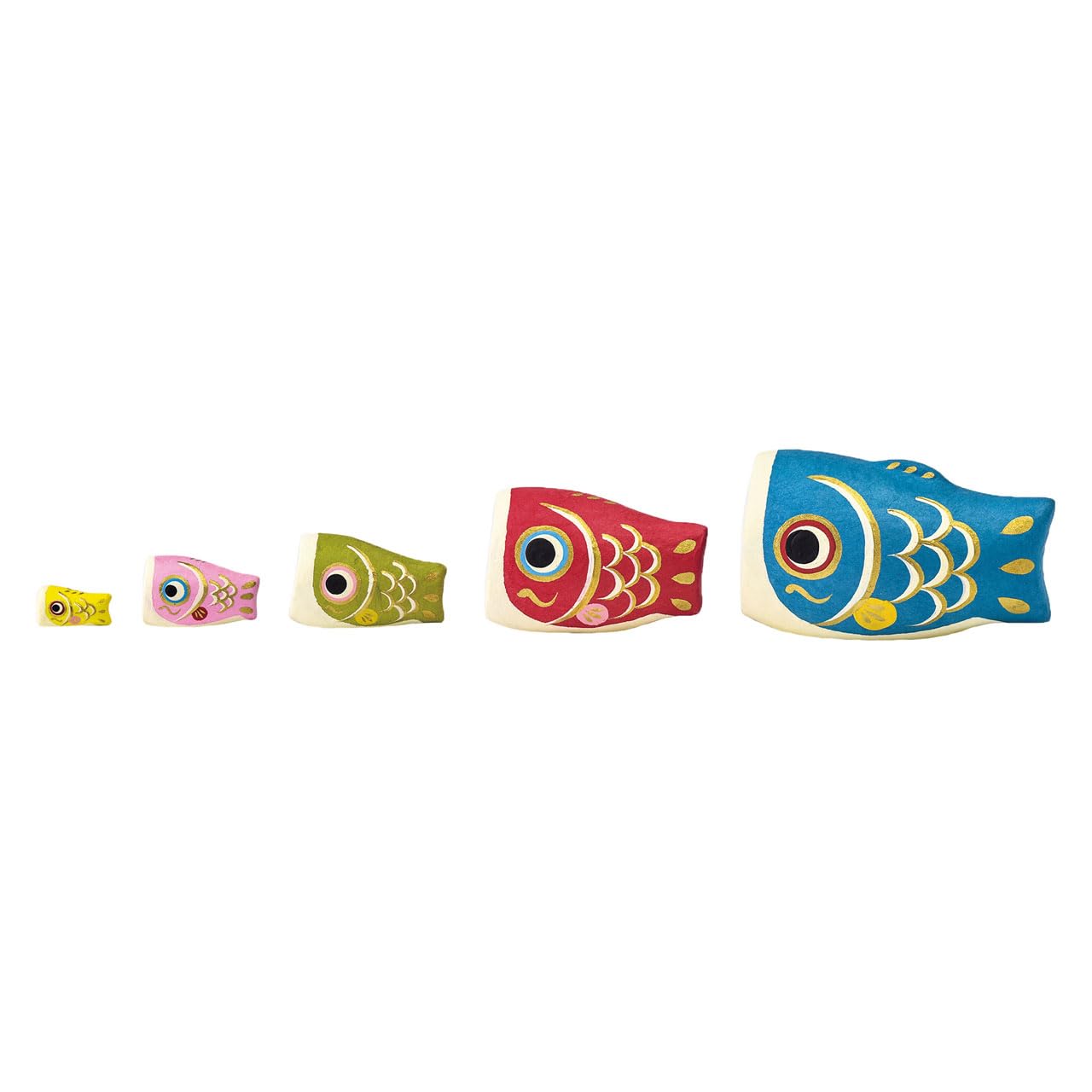 

Tokyodo Hariko Deer 5 piece carp streamer x D8 x H8cm 1 set pieces [2025 NEW] W12.5 (5 assorted) JB063561-zzz