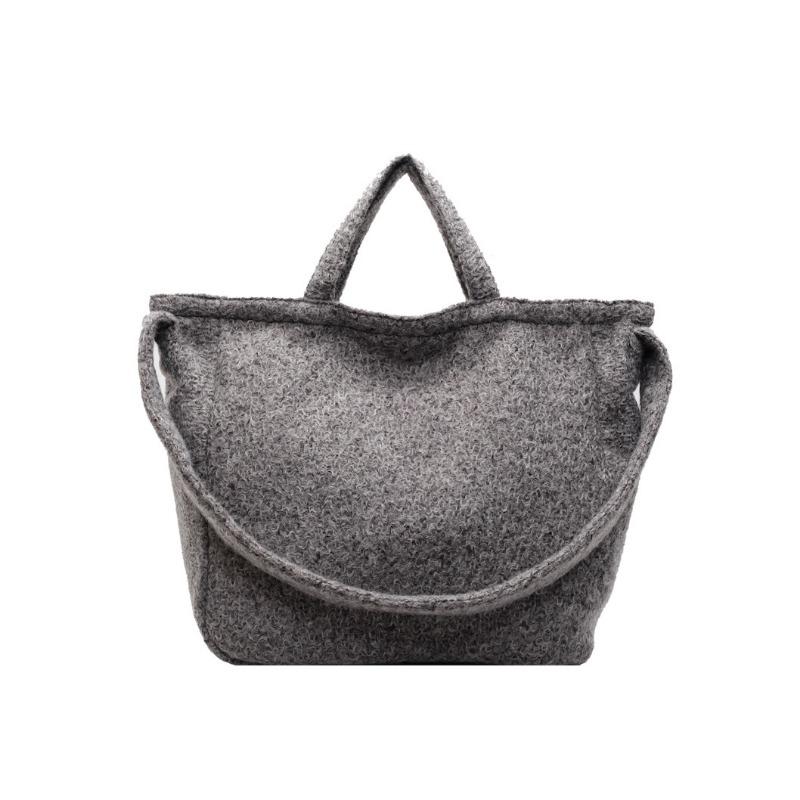 Simple Casual Large-capacity Tote Bag Women's New Autumn and Winter Versatile Shoulder Messenger Bag Commuter Bag