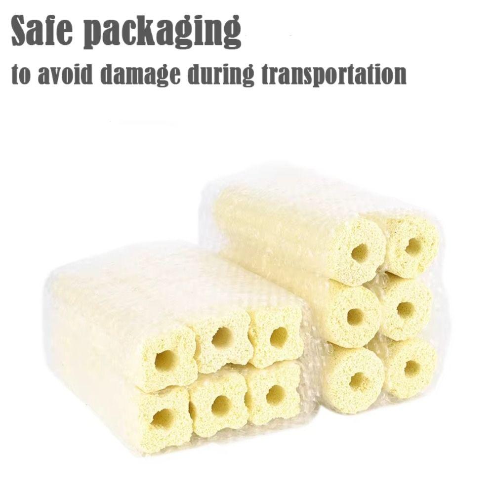 10Pcs/Lot New Quartz Aquarium Filter Nano High-Density 8 Slots Aquarium Filter Medias Biochemical Filter for Fish Tank Pond