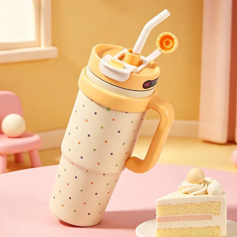 Feiyu 1000ml 316 Stainless Steel Insulated Straw Tumbler