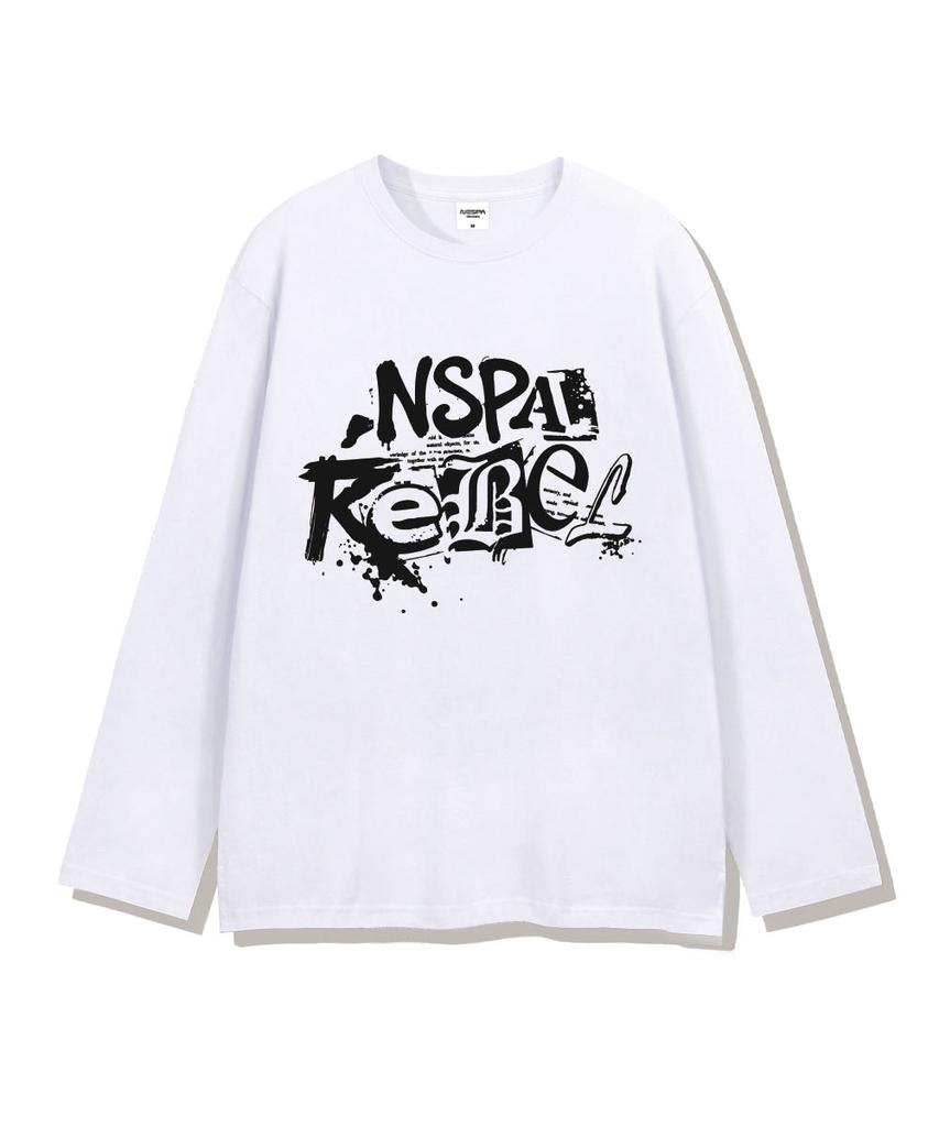 NESPA STUDIO Ink Garments Layered Long Sleeve T-Shirt 3 Colors [Nspr_6002]