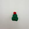 Cute Mini Knitted Christmas Hat for Dolls - Decorative Wool Finger Hat