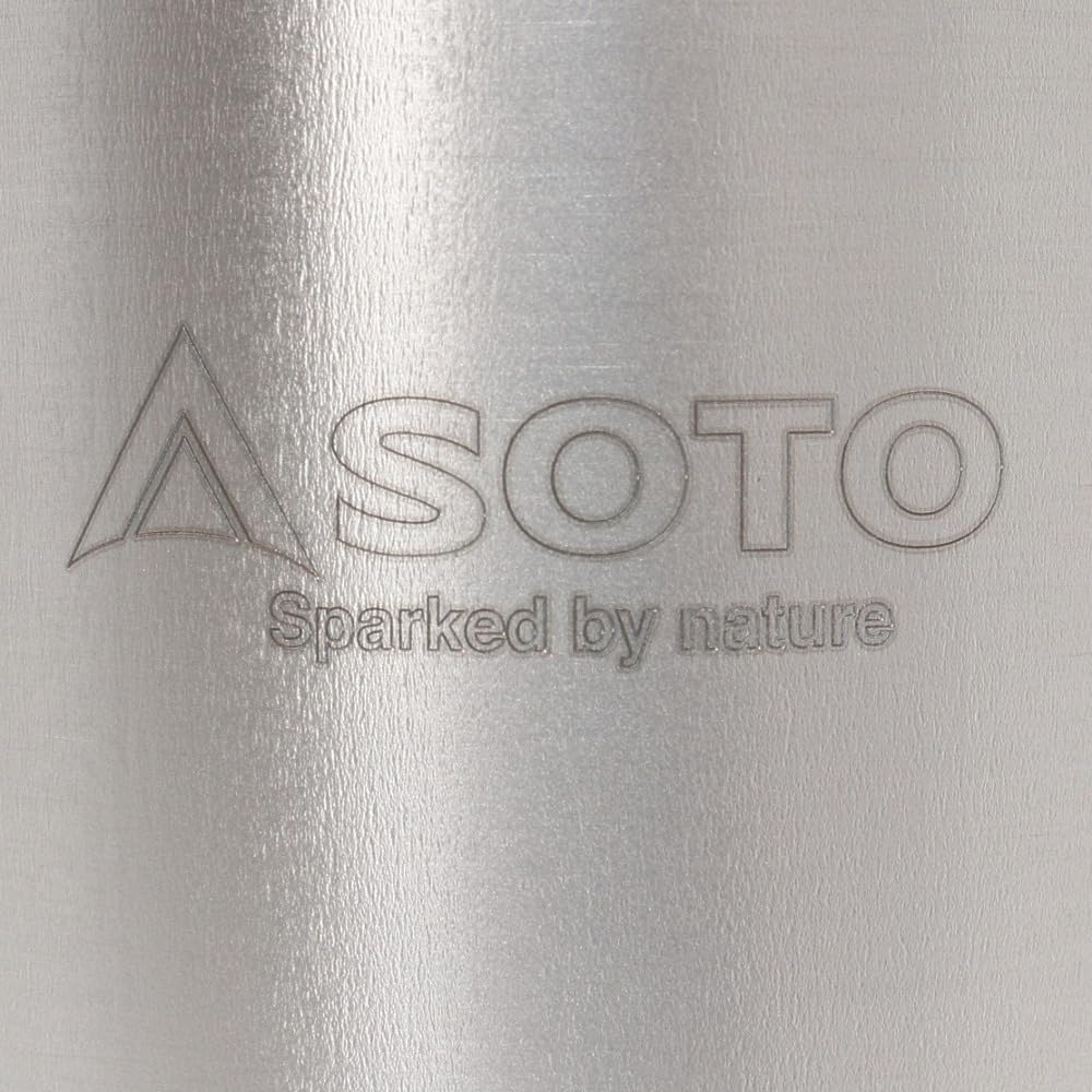 SOTO Titanium Mug 450ml Ultra Light 53g Thickness Folding Handle Made In Japan Camping Outdoor Cup Mug 0.3mm SOD-532