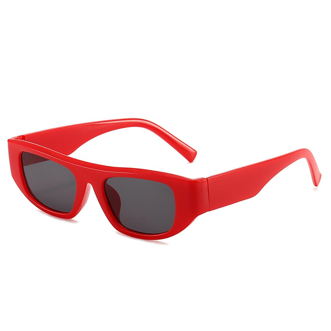 New square big thick frame female advanced anti UV sunglasses stylish design for women