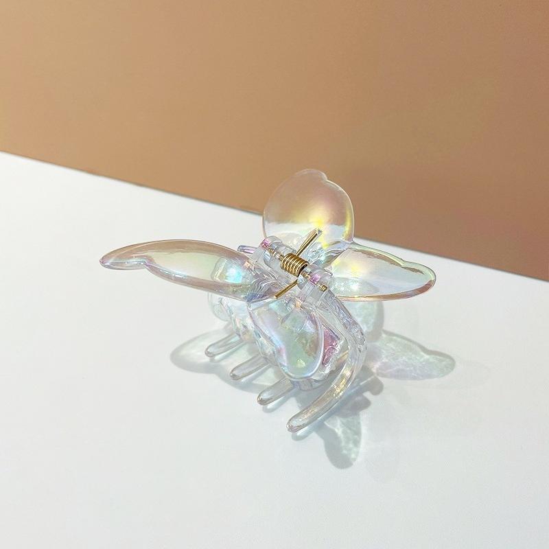 

Mermaid Princess Hairpin Fashion Girl s Transparent Advanced Sense Dazzling Pearly Grab Clip Hair Clip Hair Accessories