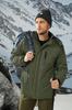 TACAVSEN Waterproof Large Winter Mountain Climbing Windbreaker Bike Snow Army Green L Jacket, Men's, Size, Warm, Plain, Stylish, Wear, Wear, Jacket,