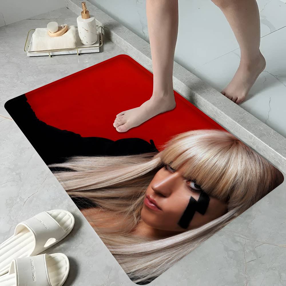 Classic Singer L-LadyGaga Entrance Door Mat Nordic Style Home Doormat Bathroom-Toilet Mats Bedroom Hotel Decor Mat