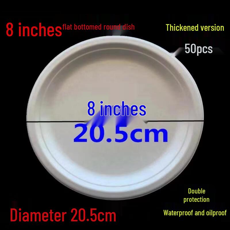 Biodegradable Disposable Pulp Plates