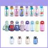 Colorful Cartoon Kids Water Bottle With Leakproof Design And Fun Straws For Baby Feeding