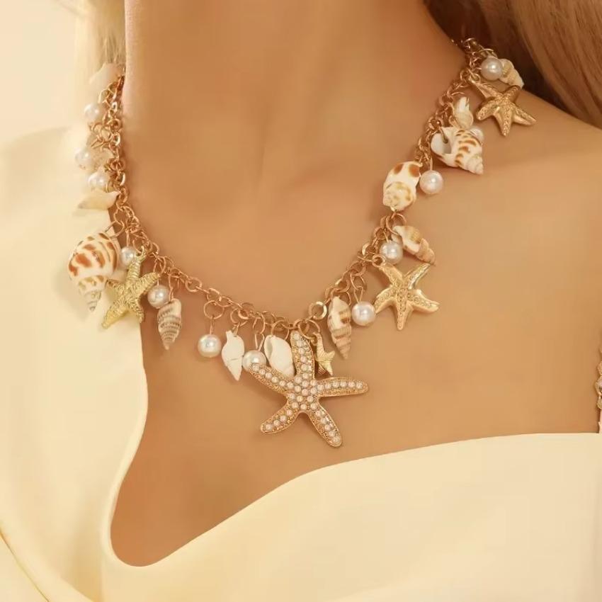 1 Stück Natürliche Muscheln Strand Schmuck Sommer Böhmen Ozean Elemente Armband Seestern Koralle Muschel Anhänger für Frauen Geschenke