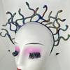 Colored Halloween headband Greek Mythology Cosplay Prop New Snake Hair Hoop  Party Supplies