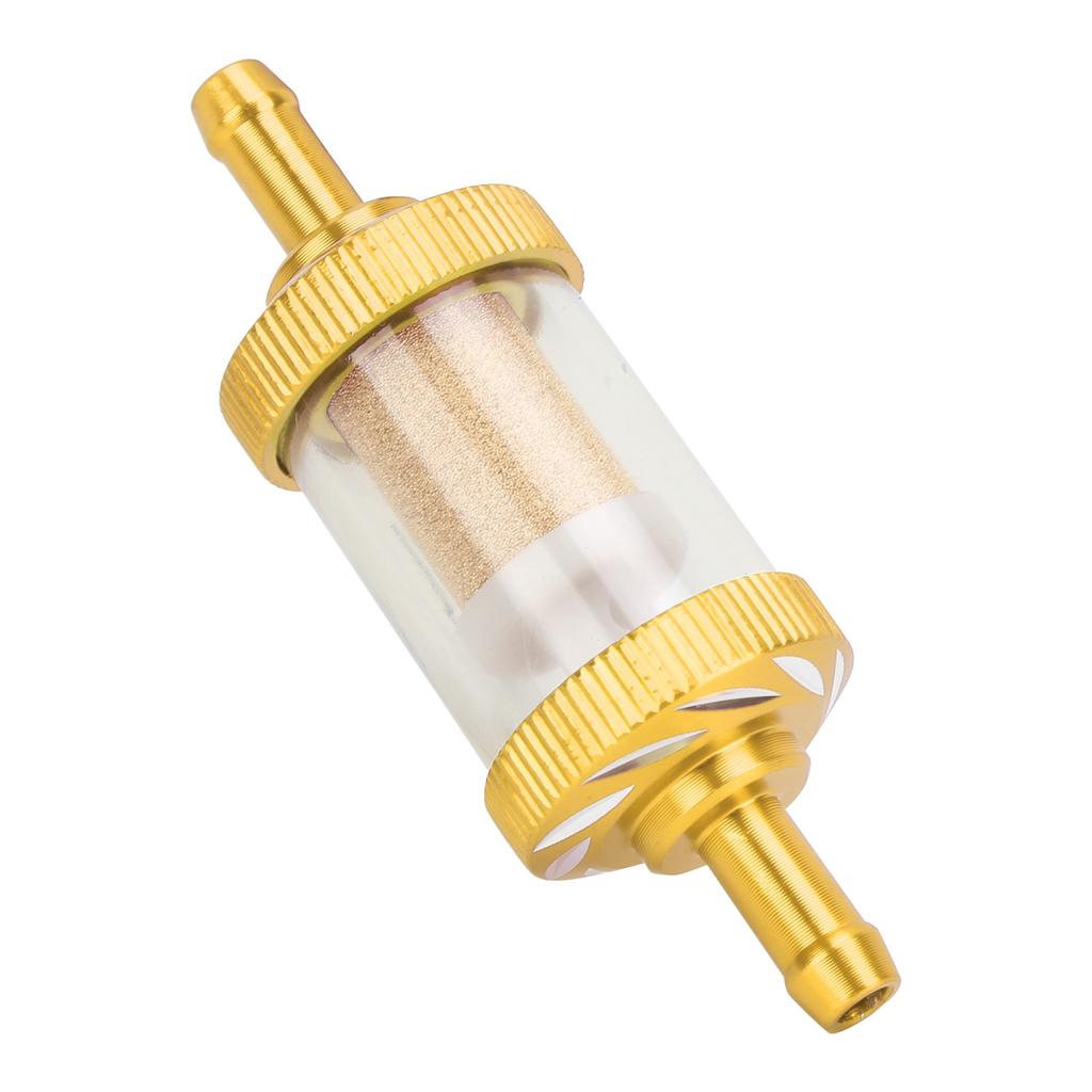 Motorcycle Fuel Gasoline Filter Carving ABS Heat Resistance for 6mm Diameter Motorbike