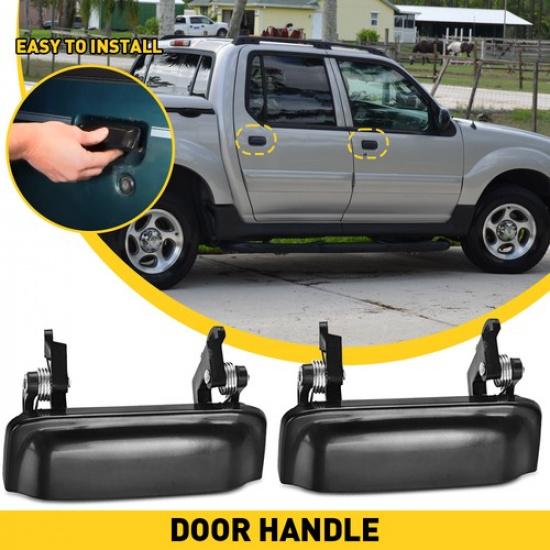 3L2Z7822404BA Door Handle Set For 1998-2001 Ford Explorer Front Outer Primed 2Pc