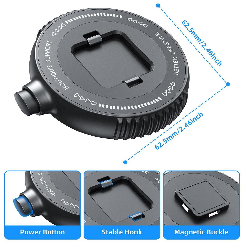 Magnetic Phone Holder Office One Click Quick Release Bracket Portable Car Dashboard Magnetic Car Phone Mount Auto Accessories